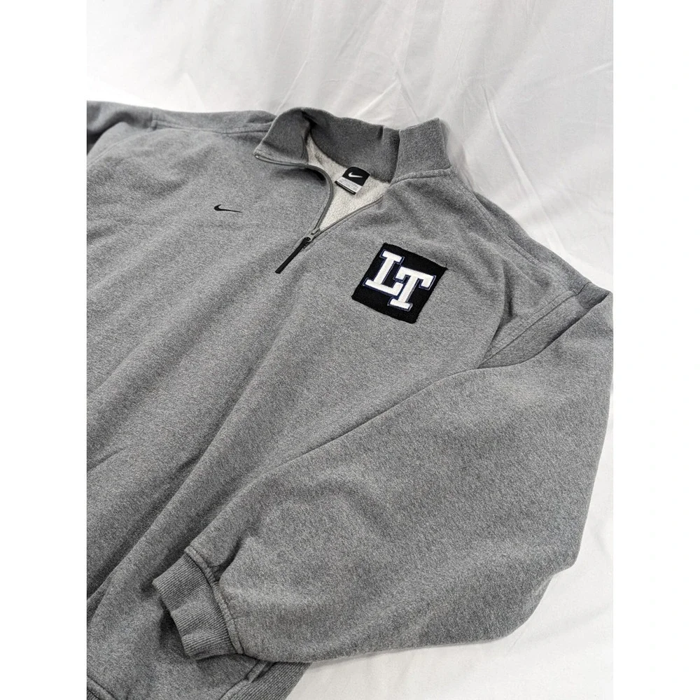 Nike Pullover Men 2XL Quarter Zip Gray‎ 